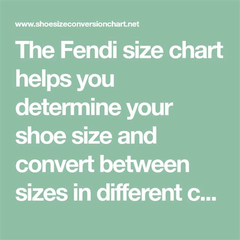 fendi size|Fendi boot size guide.